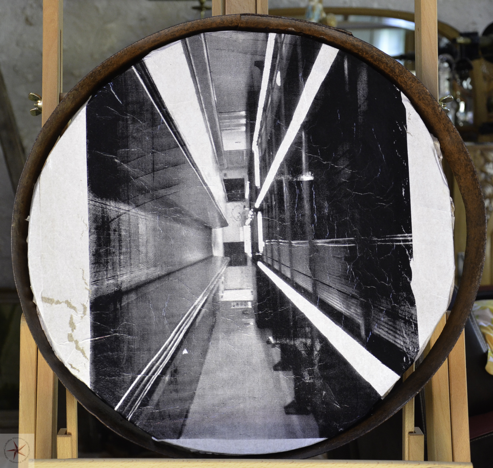 Toile Ronde de ma Série Tono