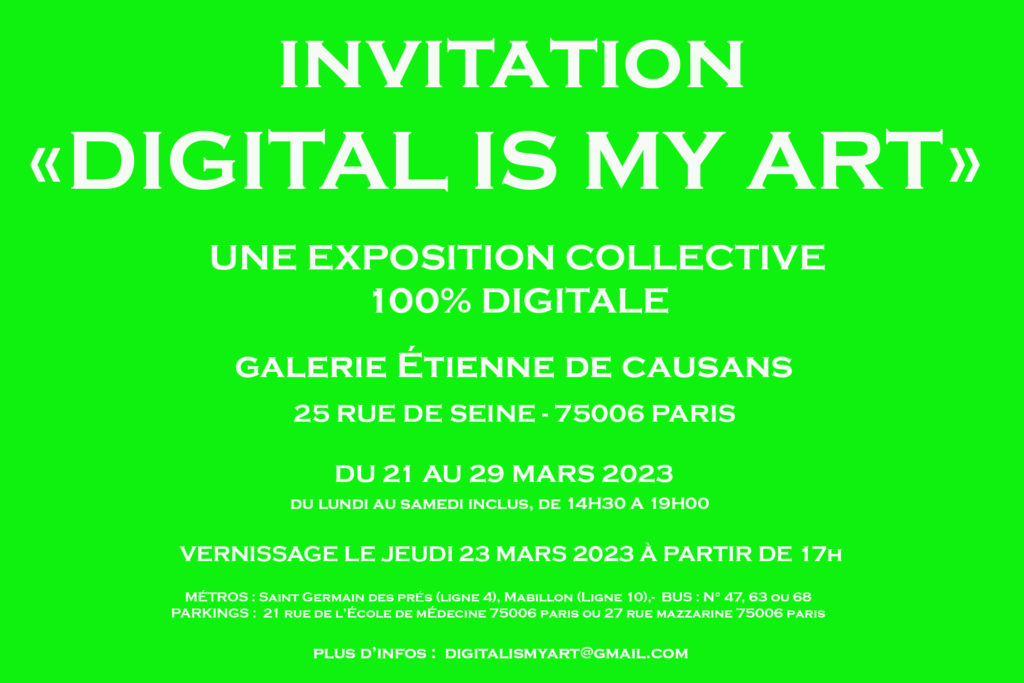 Découvrez l'exposition collective à la Galerie Etienne de Causans à travers la video 
Bonne visite